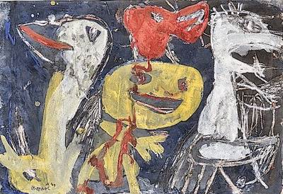 Abstract C oil painting