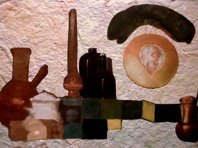 Abstract C oil painting