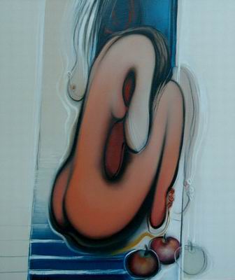 Abstract C oil painting