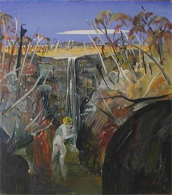 Abstract C oil painting