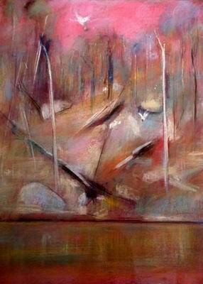 Abstract C oil painting