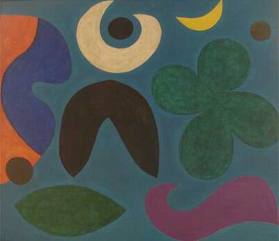 Abstract C oil painting