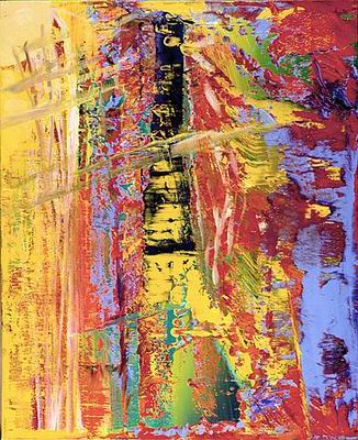 Abstract C oil painting