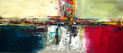 Abstract C oil painting