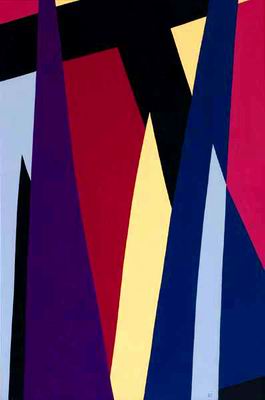 Abstract C oil painting