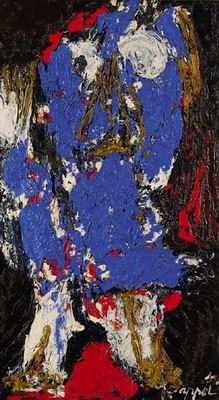 Abstract C oil painting