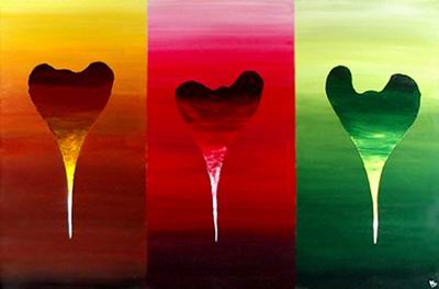 Abstract C oil painting