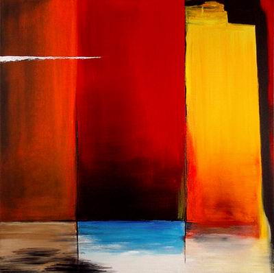 Abstract C oil painting