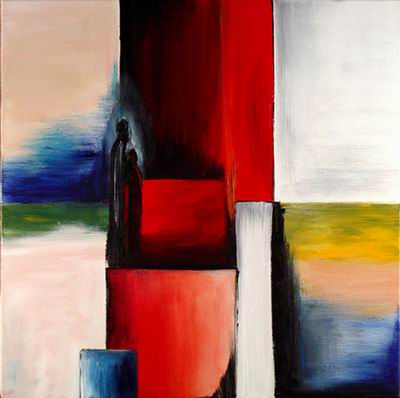 Abstract C oil painting