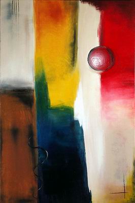 Abstract C oil painting