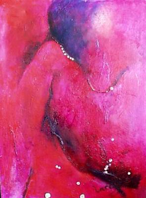 Abstract C oil painting