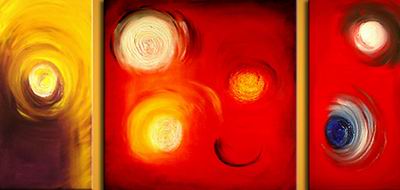 Abstract C oil painting