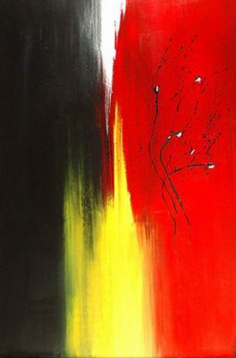 Abstract C oil painting