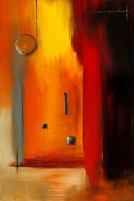 Abstract C oil painting