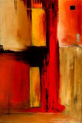 Abstract C oil painting