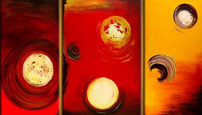 Abstract C oil painting