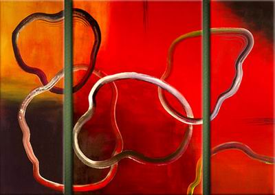 Abstract C oil painting