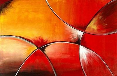 Abstract C oil painting
