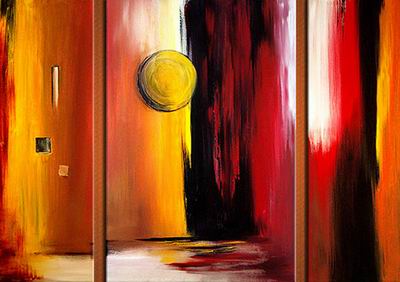 Abstract C oil painting