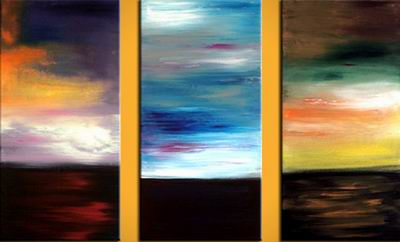 Abstract C oil painting