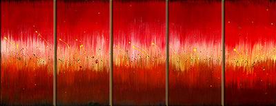 Abstract C oil painting