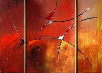 Abstract C oil painting