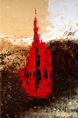 Abstract C oil painting