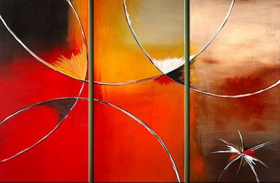 Abstract C oil painting