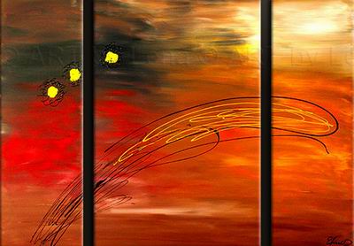 Abstract C oil painting