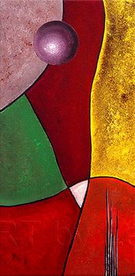 Abstract C oil painting