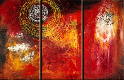 Abstract C oil painting