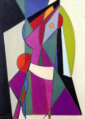 Abstract C oil painting