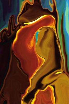 Abstract C oil painting