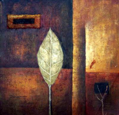 Abstract C oil painting