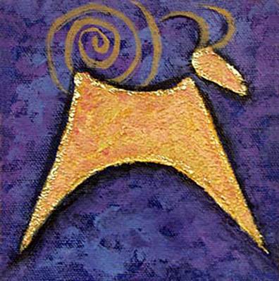 Abstract C oil painting