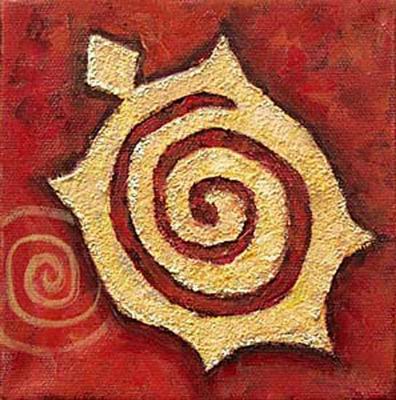 Abstract C oil painting