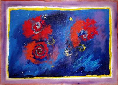 Abstract C oil painting