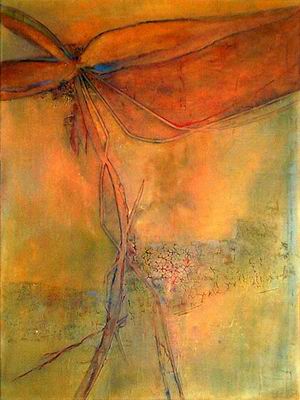 Abstract C oil painting