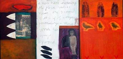 Abstract C oil painting