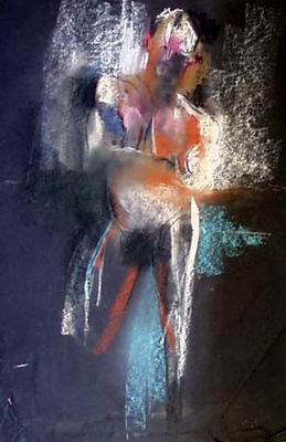 Abstract C oil painting