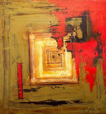 Abstract C oil painting