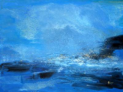 Abstract C oil painting