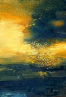 Abstract C oil painting