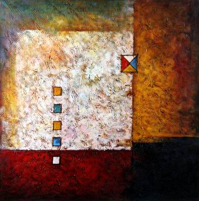 Abstract C oil painting