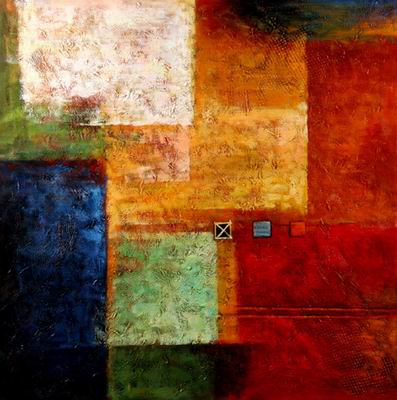 Abstract C oil painting