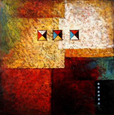 Abstract C oil painting