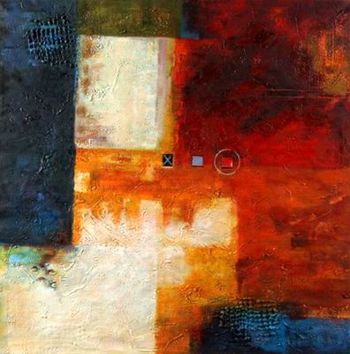 Abstract C oil painting