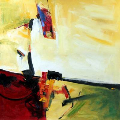 Abstract C oil painting