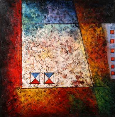 Abstract C oil painting