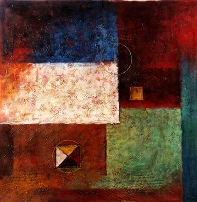 Abstract C oil painting